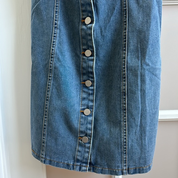 Denim Jean Dress - Picture 3 of 5